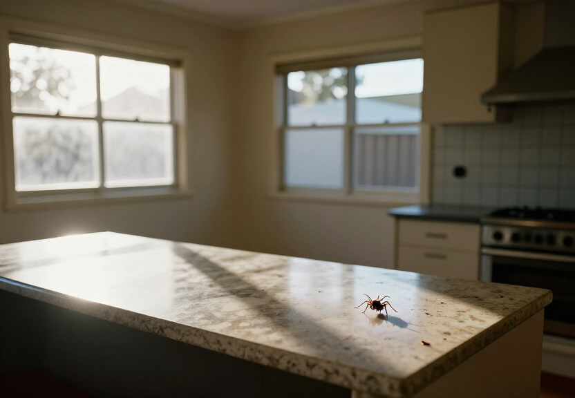 Termite damage in a Hassall Grove home before treatment